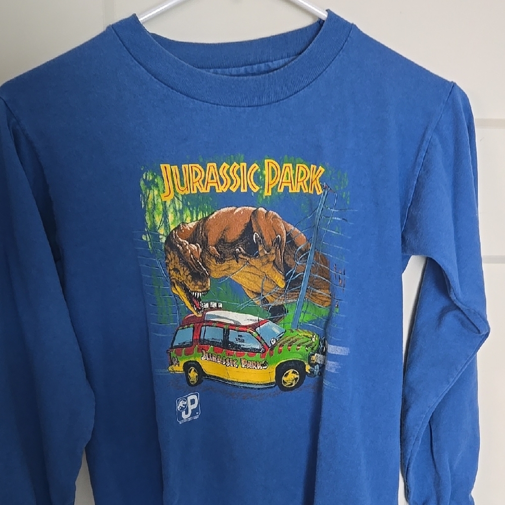 Jurassic Park Kids Blue Long Sleeve Shirt